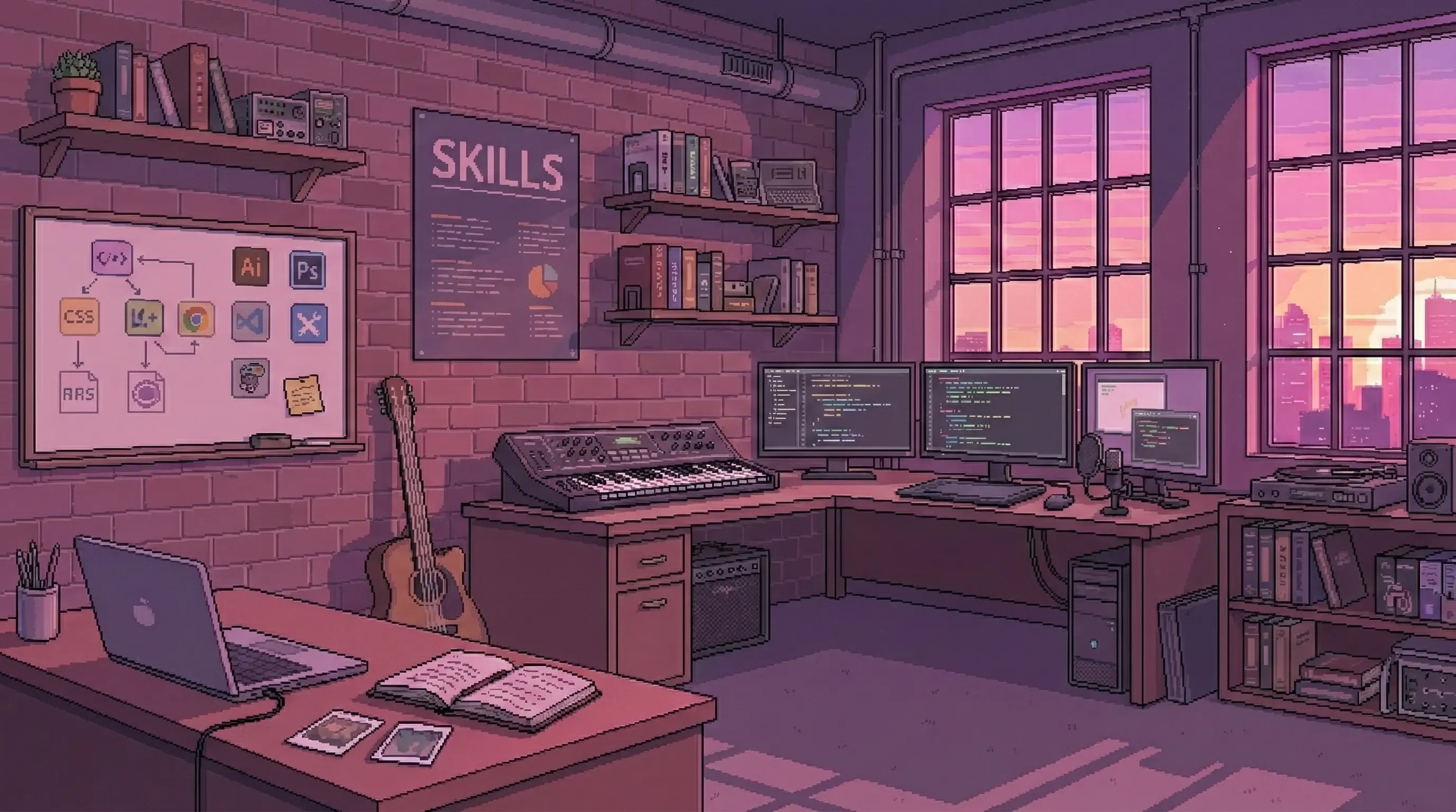 Skills page background